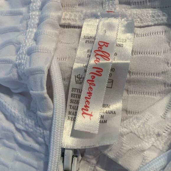 White Athletic Hoodie  - Picture 7 of 8